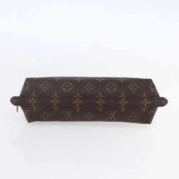 LOUIS VUITTON Monogram Trousse Demi Ronde Cosmetic Pouch M47520 LV Auth BA7198 - Picture 7 of 16